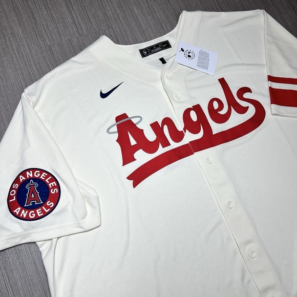 Nike Other - Los Angeles Angels Nike City Connect Cream MLB Baseball Team Jersey Men's 3XL